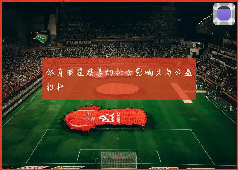体育明星慈善的社会影响力与公益杠杆
